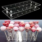 21 Holes Lollipop Clear Stand