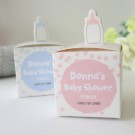 24 units of Personalised Pink Baby Shower Boxes ($1.50 each)