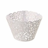 White Ivy Vine Cupcake Wrappers - 12units/pack
